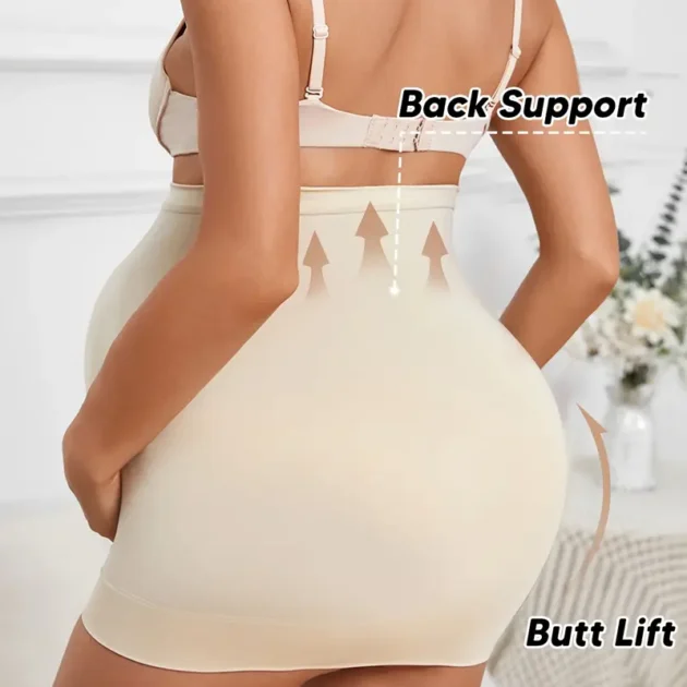 تنورة نصفية للأمومة مصنوعة من القطن 100 % مرن للغاية يوفر دعمًا للبطن، لجميع مراحل الحمل، مثالية للارتداء على طبقات أنيقة في الربيع والصيف. Mariposa قطني 100٪